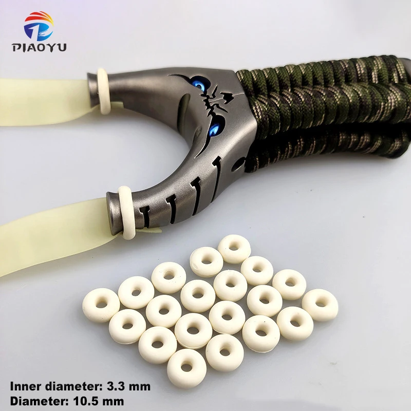 

Slingshot Tying Rubber Band Rubber Ring Quick Installation Catapult Round Head Flat Rubber Band Hunting Slingshot Accessories