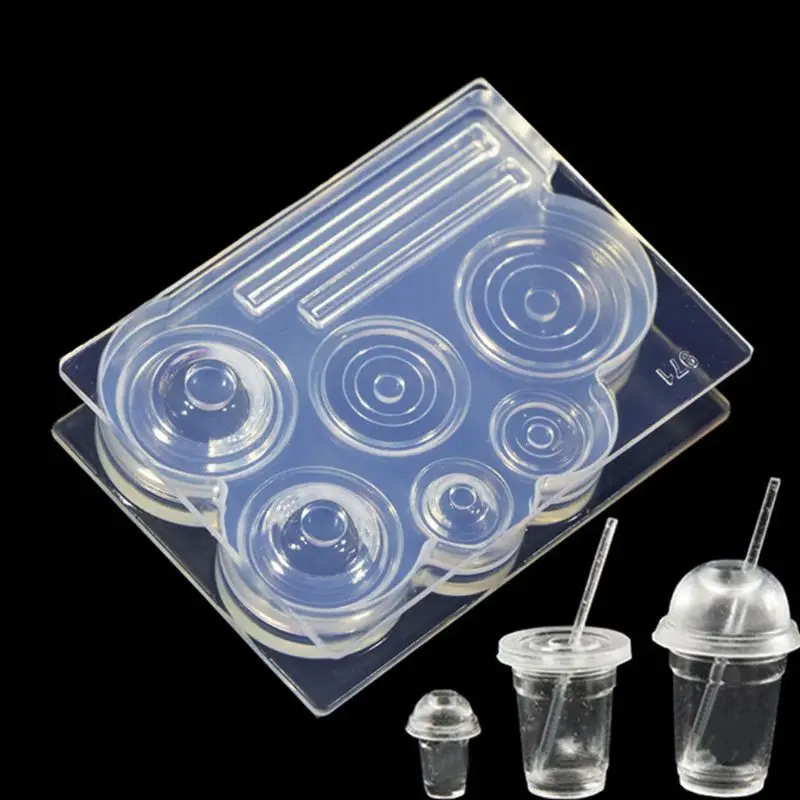 

Handmade Silicone Mold Resin Crafts Decorative DIY Hollow Bottle Cup UV Crystal Epoxy Molds C7AE