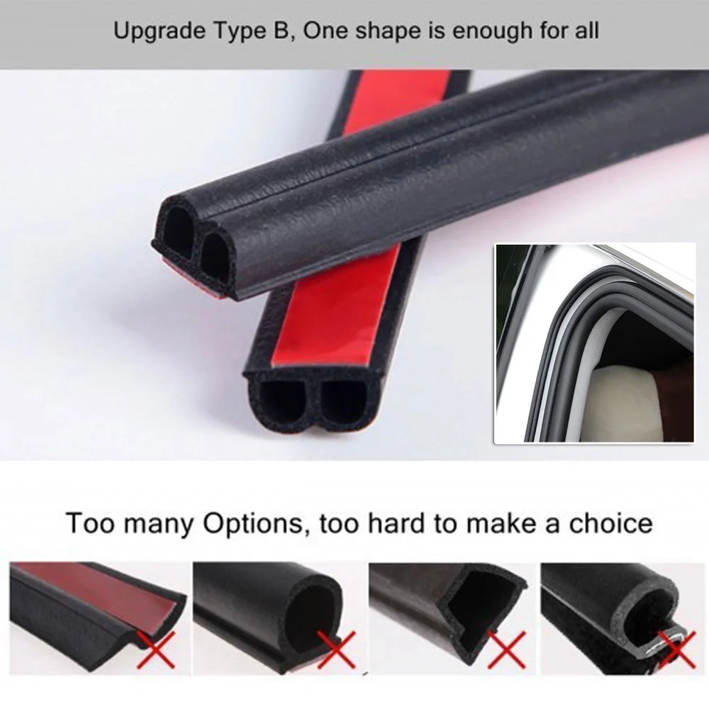 

Door Seal strip Moulding 1pc Car Guard Accessories Auto Scratch protector