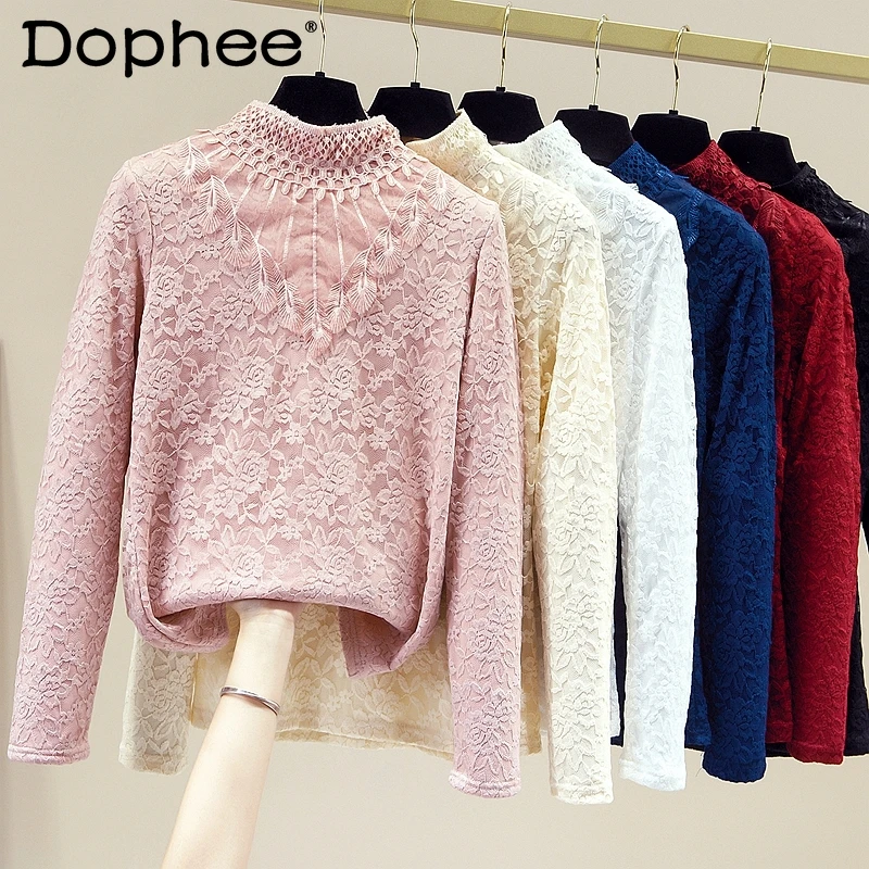 

Женская флисовая рубашка с длинным рукавом и воротником-стойкой