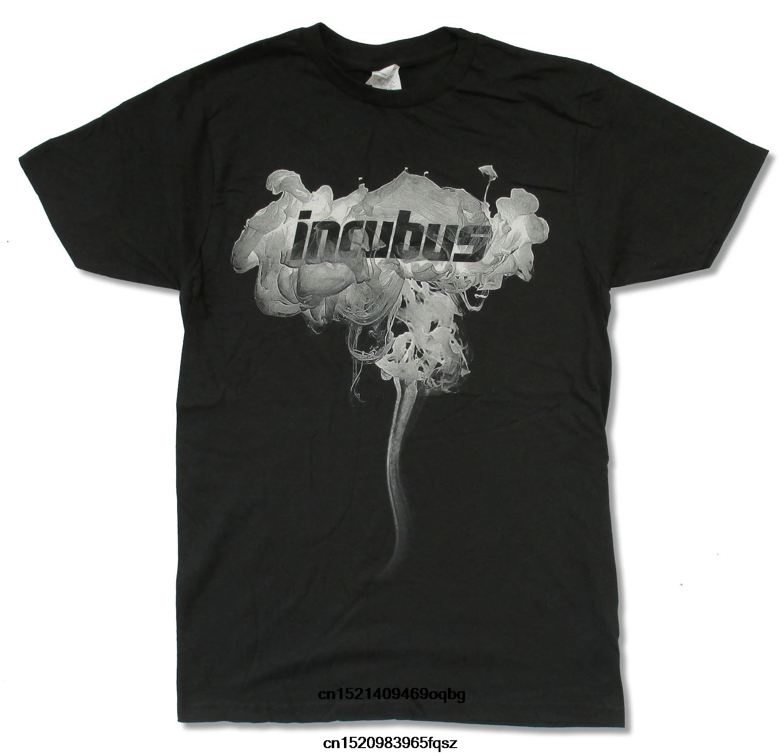 Черная облегающая футболка INCUBUS UP IN SMOKE TOUR 2012 новая официальная Классическая