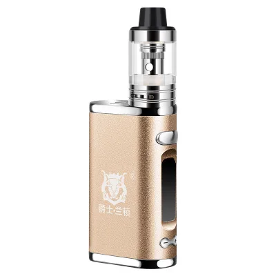 Gold Электронная сигарета, регулируемый vape 80 Вт, комплект модов, Встроенный 2000 мАч, батарейный блок, 3 мл, бак, электронная сигарета, большой дымовой Атомайзер - Цвет: Gold