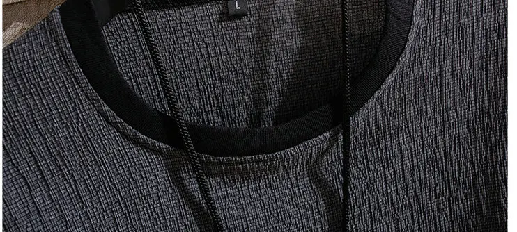 Мужской спортивный костюм с круглым вырезом летний Повседневный Спортивный в