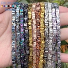 Бусины из натурального камня 4x2 мм