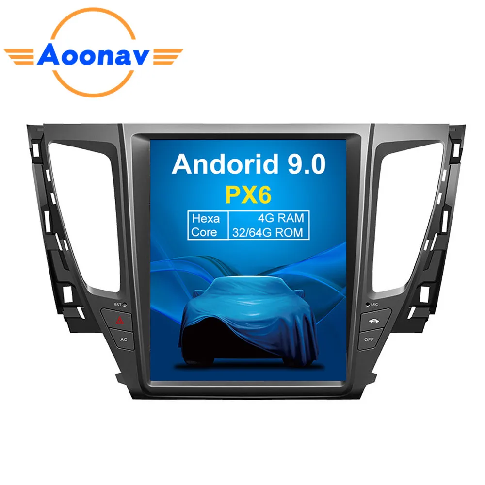 

AOONAV car radio DVD player vertical screen for MITSUBISHI PAJERO Sport/L200 2016+ multimedia player