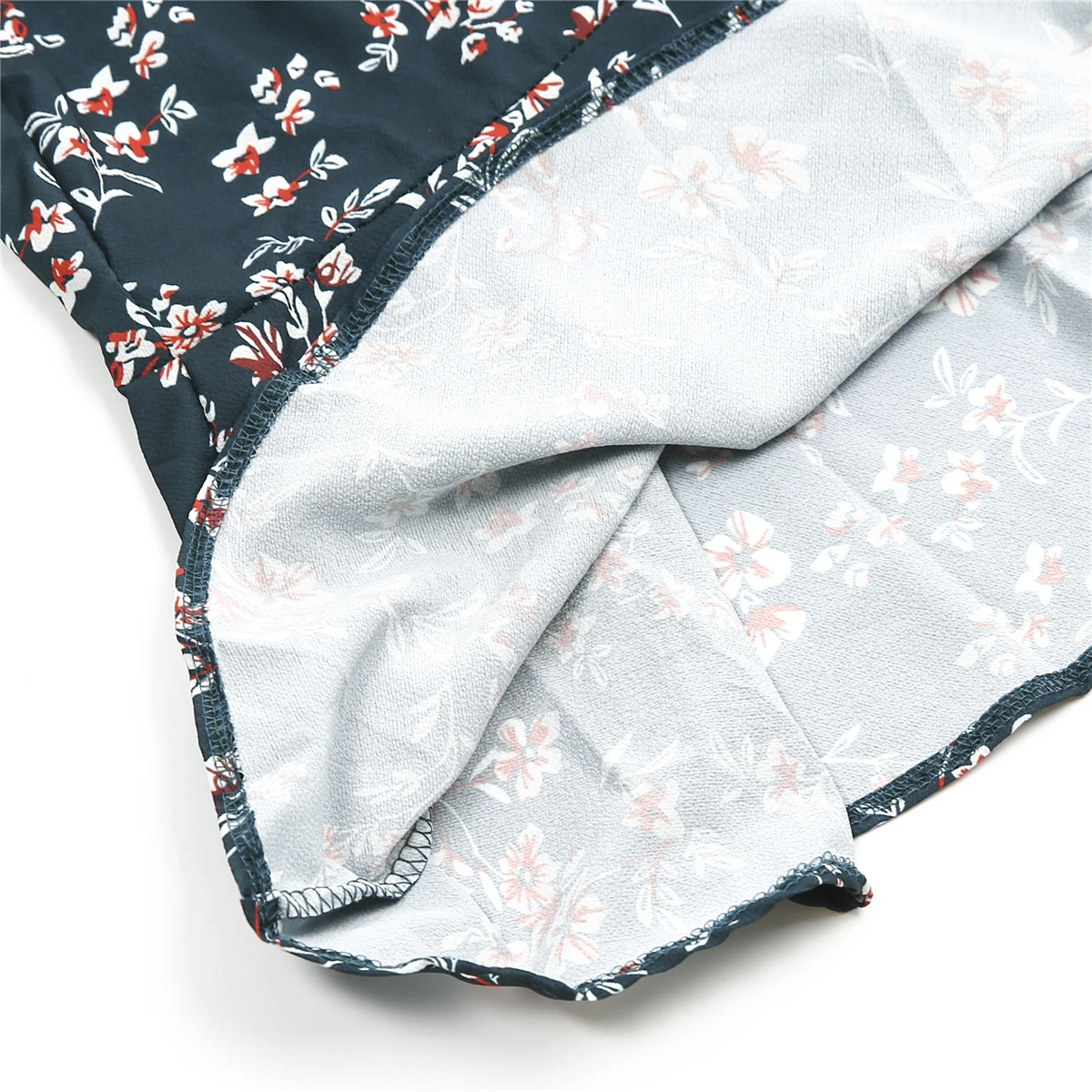 Женское богемное платье с длинным рукавом и v образным вырезом повседневное