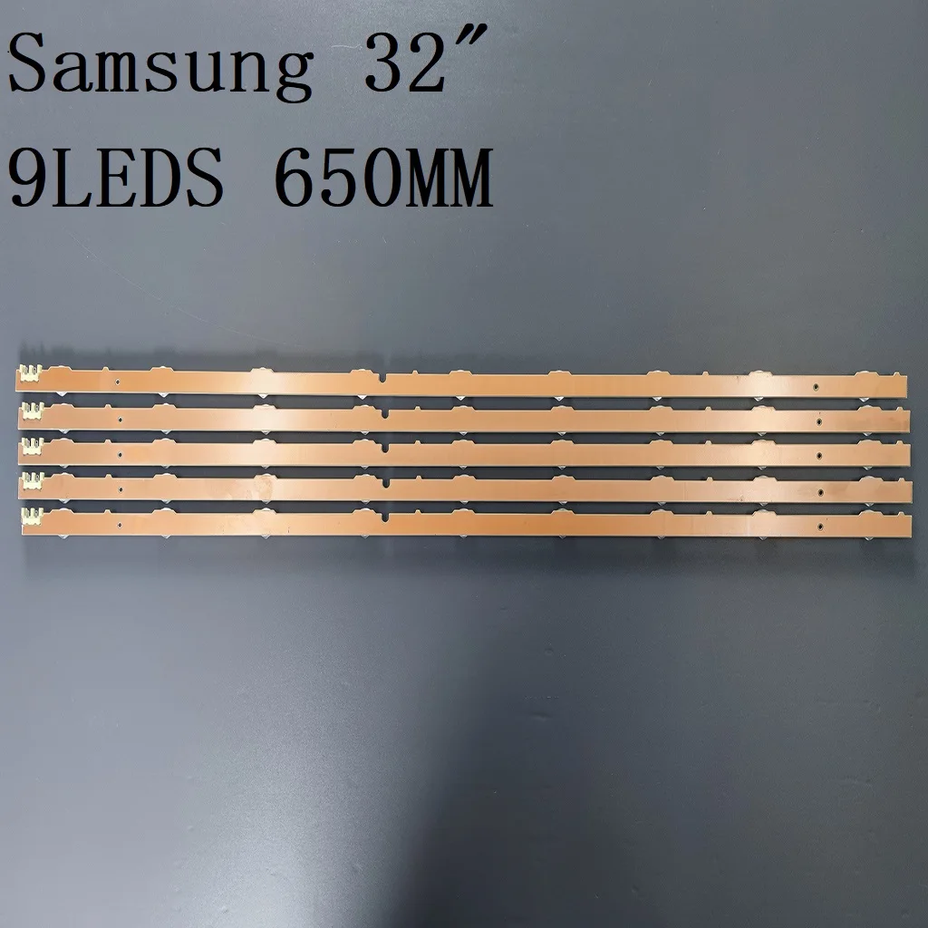 

TV LED Bars For Samsung UE32F5300AW UE32F5300AK UE32F4000AW UE32F5000AK UE32F5030AW LED Backlight Strip Kit 9 Lamp Lens 5 Bands