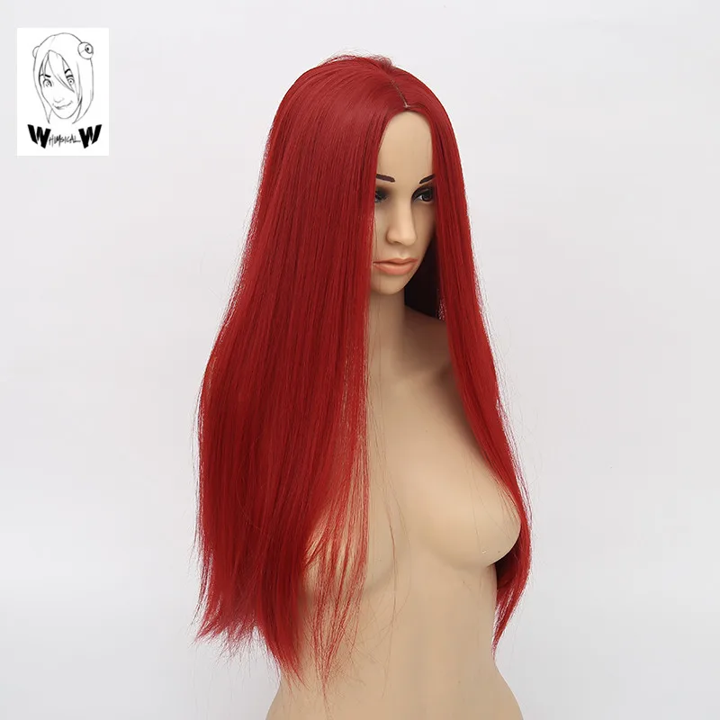 Чудесные Длинные прямые парики W 26 дюймов натуральные средние части цвет