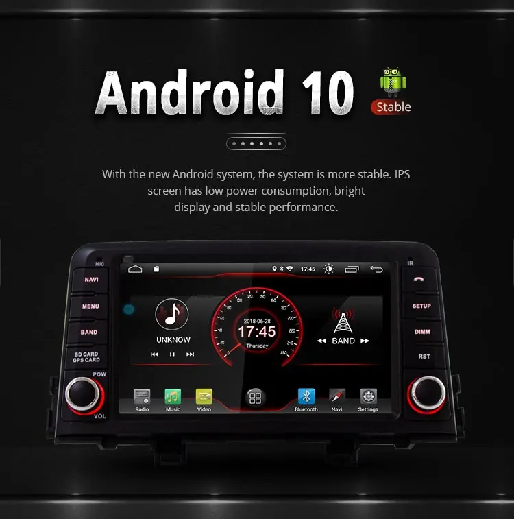 LJDA Android 10,0 автомобильный dvd-плеер для KIA PICANTO MORNING gps навигация 1 Din автомагнитола мультимедиа wifi стерео ips RDS