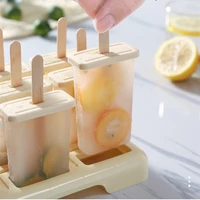 large size 9 cells ice cream mold free popsicle stick summer accessories ice cube moulds popsicle molds kitchen tools
