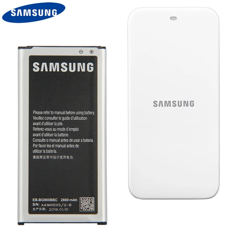Оригинальный аккумулятор Samsung + зарядное устройство для GALAXY S5 9006V 9006W 9008W G900F G900S G9008V