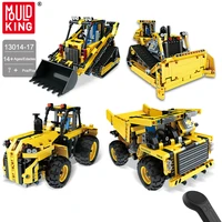 mould king remote control excavator crane city engineering car model building blocks moc rc truck bricks assembly toys