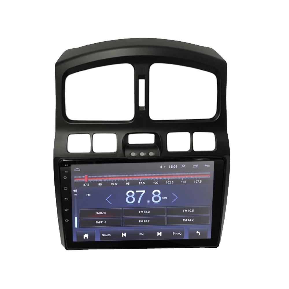 Автомагнитола HANG XIAN 2 din для Santa fe 2006 2015 автомобильный dvd плеер с GPS навигацией