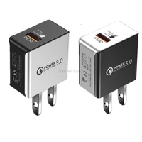 quick charging eu us ac home wall charger 5v 3a qc3 0 power adapters for iphone 7 8 x samsung huawei