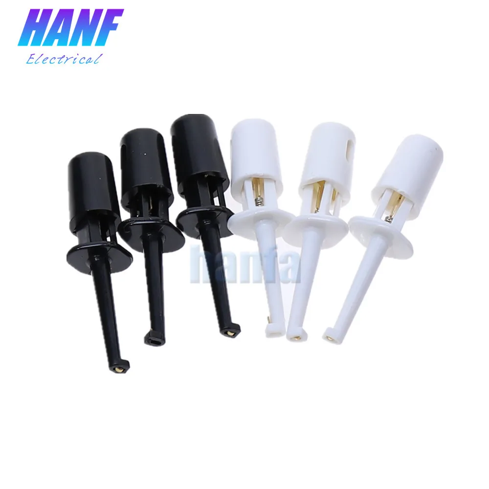 10 шт. Зажим мультиметр зонды 42 мм Длинный зонд наконечник измерительный крюк