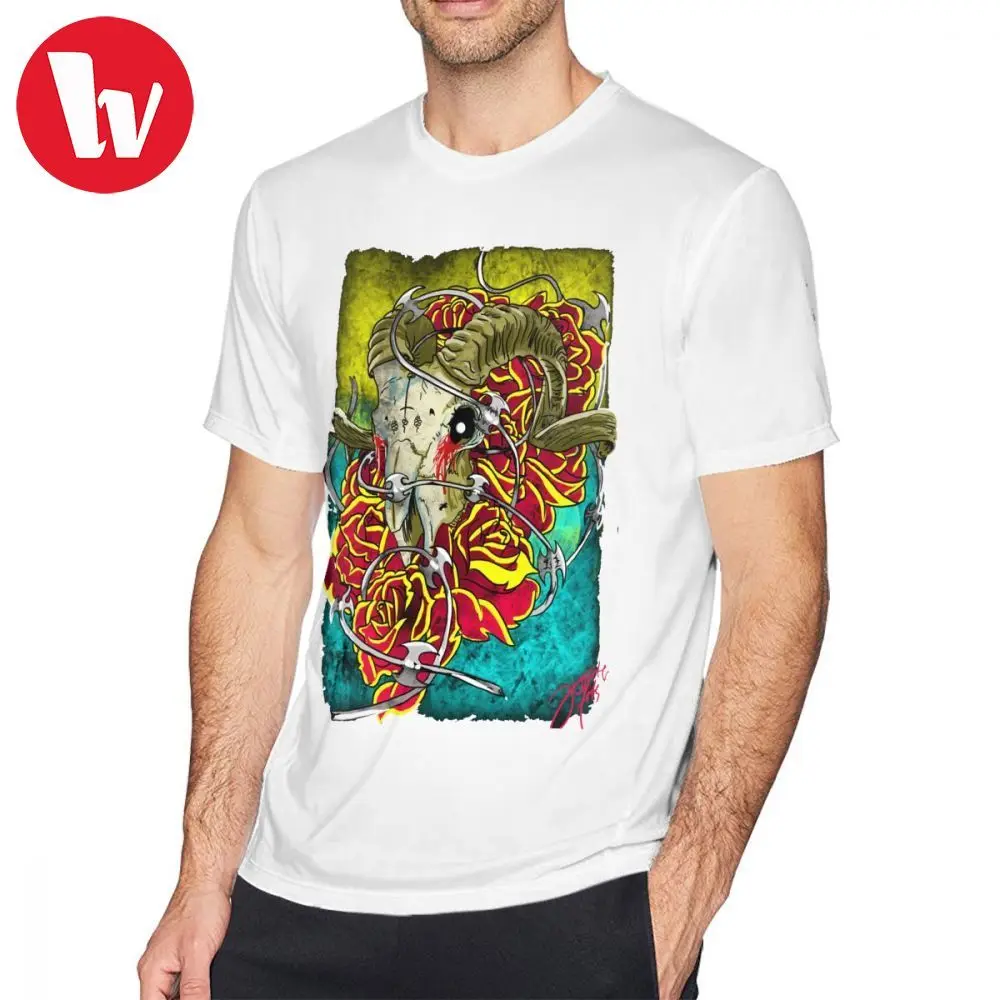 Самоубийц тишина футболка Ram череп пляжа размера плюс 100% хлопок короткий рукав