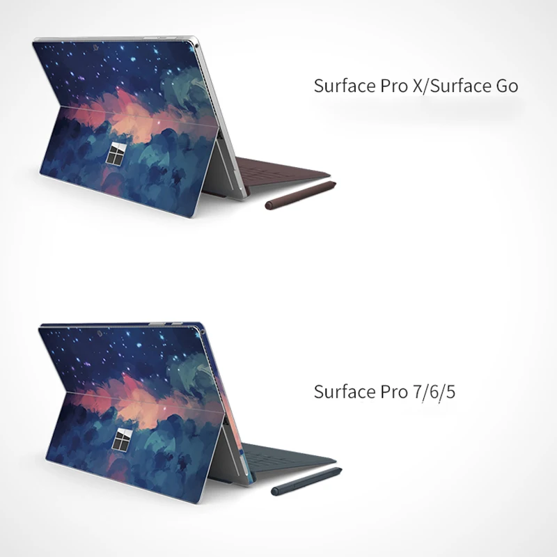 Красочный чехол для Microsoft Surface pro 7 6 5 4 3 X планшета Go Go2 женские и мужские наклейки