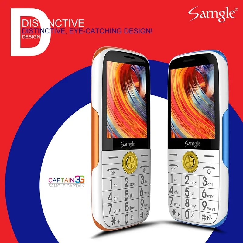 Samgle Bar 3G WCDMA мобильный телефон сверхдлинный режим ожидания большой дисплей фонарь