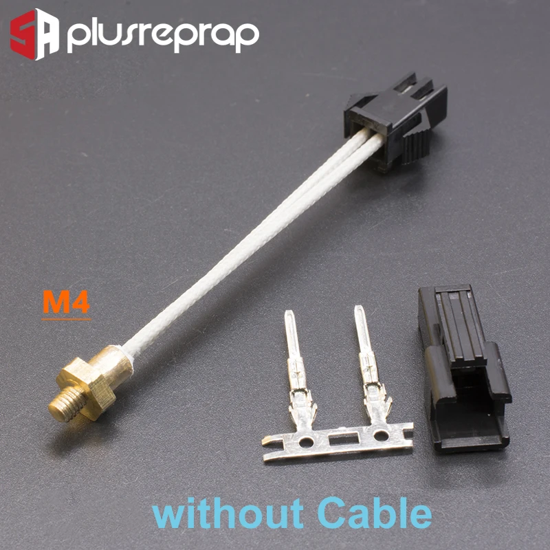 

M4 Stud Screw-In Thermistor ATC Semitec 104GT-2 104NT NTC 100K 3950 for 3D Printer Extruder Hotend