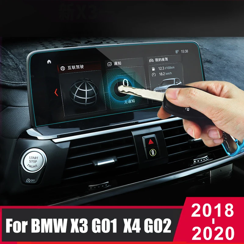Per BMW X3 X4 G01 G02 2018 2019 2020 pellicola protettiva per schermo in vetro temperato per auto pellicola protettiva per schermo per cruscotto