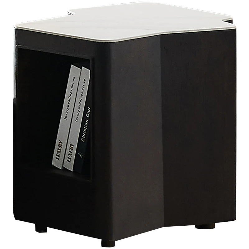 

Stone Plate side table simple modern Nordic sofa side Italian light luxury small coffee corner table living room home locker