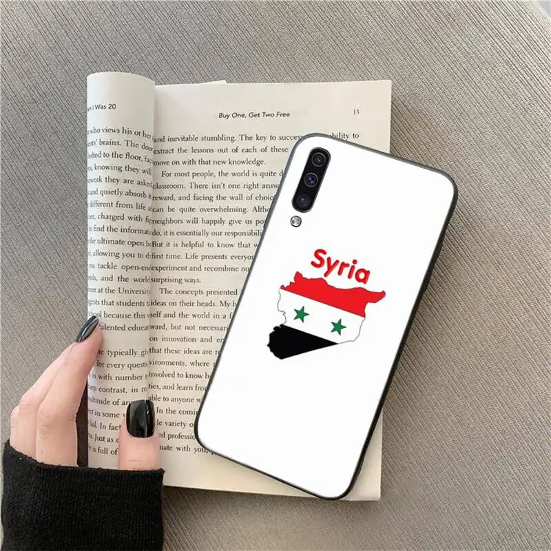 

Syrian flag Phone Case For Samsung A51 A32 A52 A71 A50 A12 A21S S10 S20 S21 Plus Fe Ultra