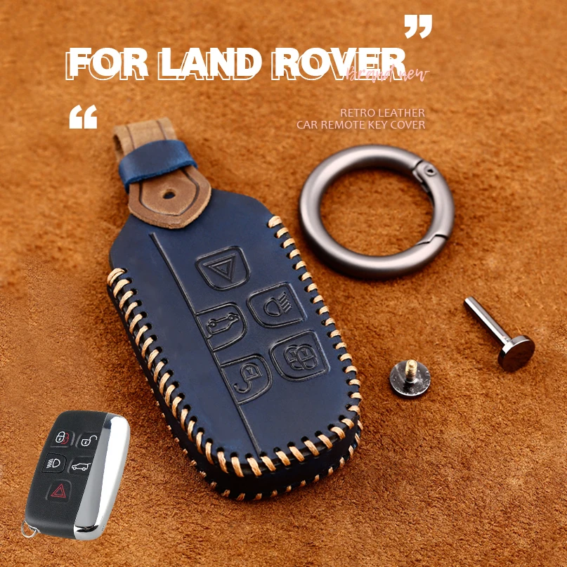 1 шт. Ретро Кожаный Автомобильный Брелок дистанционного управления с ключом