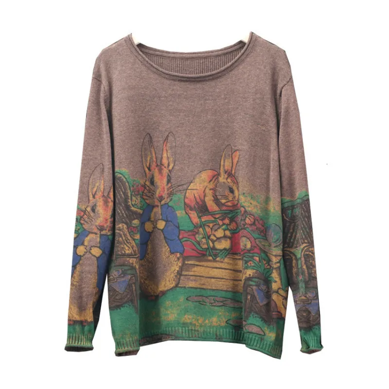 Зимняя уличная одежда Max LuLu модная Корейская женская женские свитера с принтом