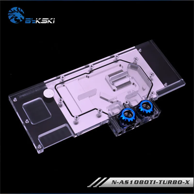 Водяной блок Bykski для графического процессора VGA ASUS N-AS1080TI-TURBO-X 1080 графическая