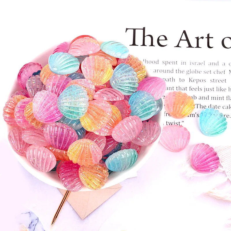 

20/30Pcs Shining Powder Gradually Change Color Hair Nail Accessories DIY Craft Supplies Phone Shell Decor Resin Planar Materials