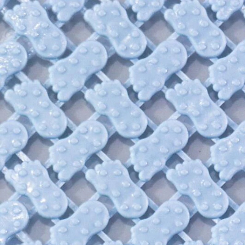 Пластиковый нескользящий напольный коврик для ванной 25 х25 см | Дом и сад