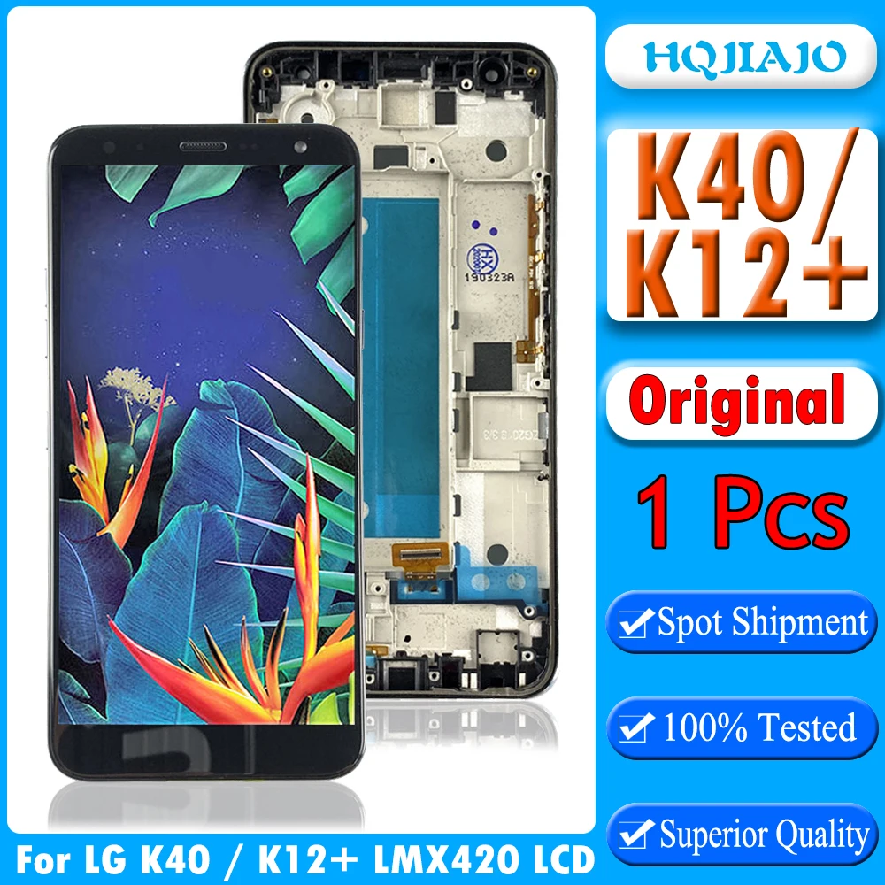 Оригинальный ЖК-дисплей для LG K40 K12 + Plus X4 2019 X420EM дигитайзер в сборе Замена ЖК |