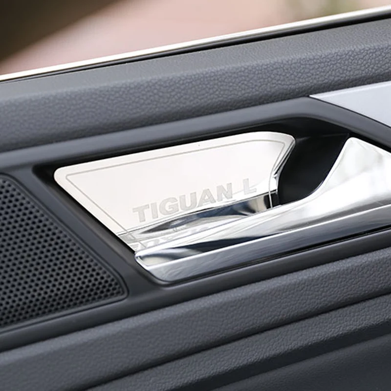 Для Tiguan L 2017 2018 2019 2020 Автомобильная внутренняя ручка Чаша отделка декоративная