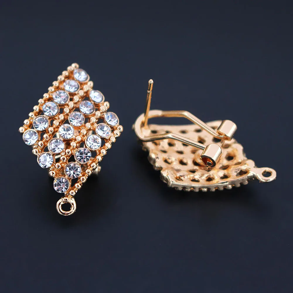 10 пар модные Висячие серьги изготовление ювелирных изделий Аксессуары Стразы CZ