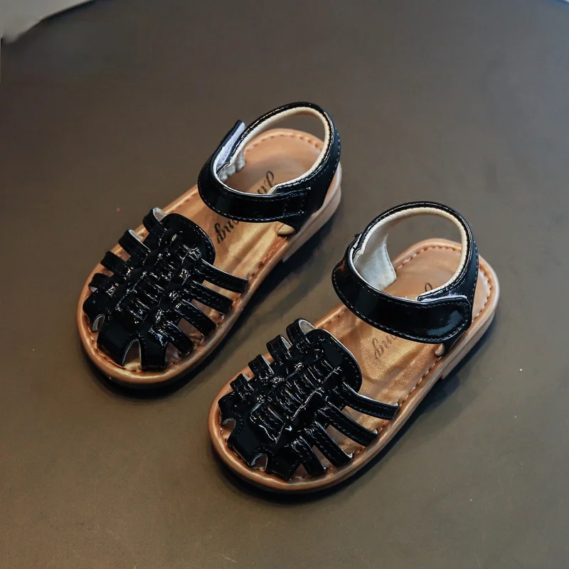

Spring/summer 2021 New Style for 1-3 Year Old Baby Girl Students Half Sandal Bow Little Princess Shoes Toddlers Kids Shoes