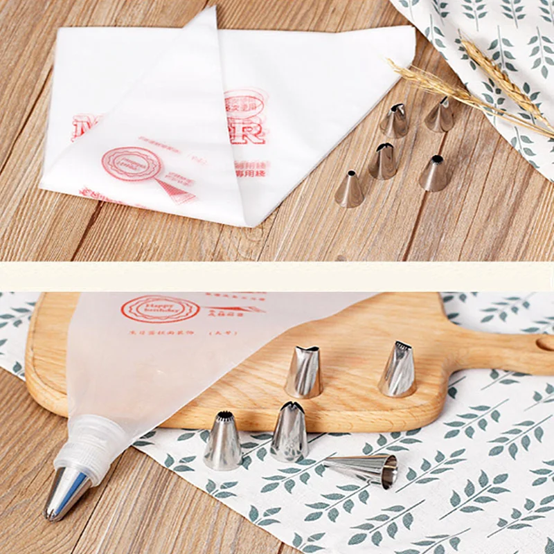 

100/50/20 PCS Disposable Pastry Bag S/M/L Size Confectionery Bags For Cake Fondant Decorating Kitchen Gadgets Baking Piping Bag