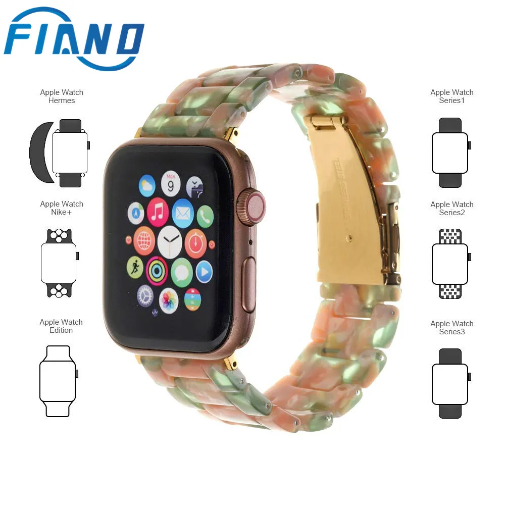 Ремешок для Apple Watch band 44/40/38/42 мм керамический браслет мужчин и женщин ремешок из