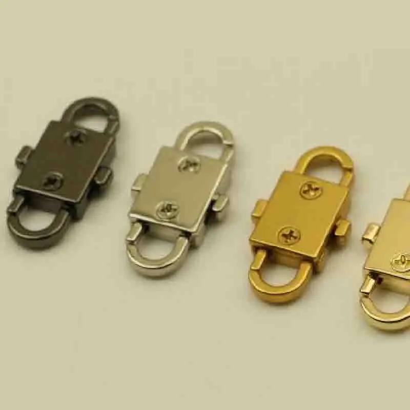 

Metal Chain Buckle Adjustment Buckle Bag Chain Change Length Hook DIY Buckle Accessory Silver Gold Bags Belts Buckles Black