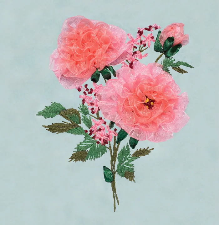 Элегантная Цветочная Ароматизированная лента 30 х30 см Набор для вышивки набор