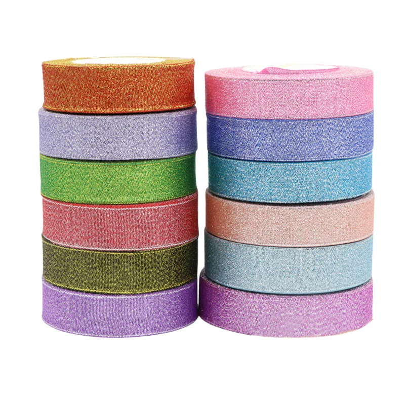 Блестящая лента 10 м/лот тесьма для свадебного ремесла бант украшение подарка