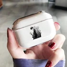Чехол для наушников манга для Apple Airpods Pro прозрачный защитный чехол для Airpods Pro Чехол