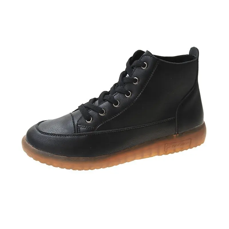 

Short boots women's 2020 autumn and winter new British style handsome Martin boots casual soft sole ladies small leather shoes