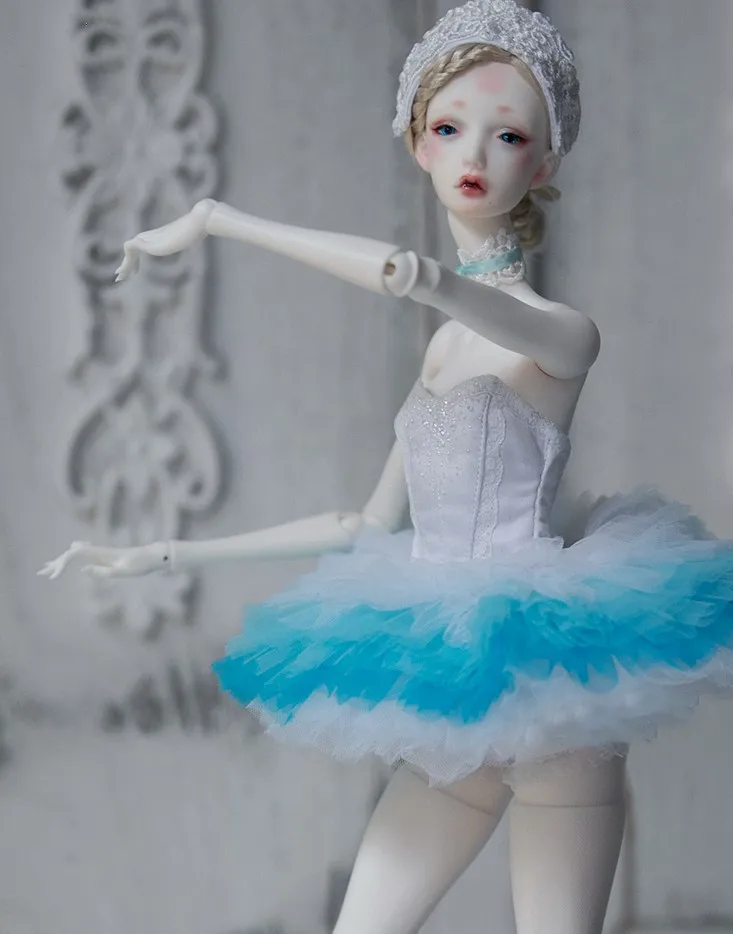 BJD кукла Белый лебедь 1/4 Размер красивая девочка подарок на день рождения Рождественский подарок для детей