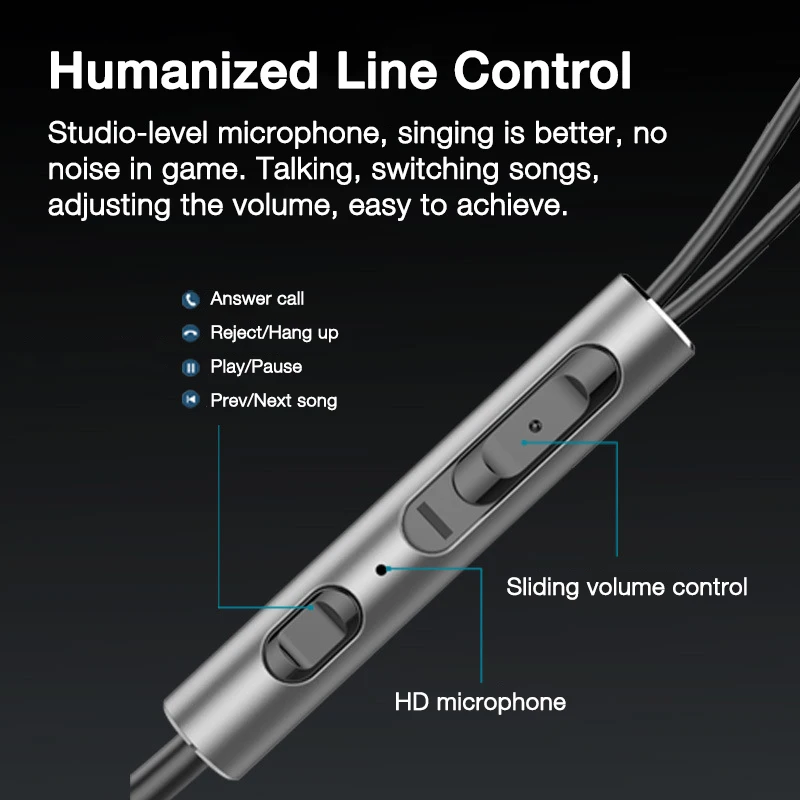 

EARDECO 8 Cores Wired Headphones Earphones Bass In-ear Headphone with Mic Earphone Earbuds Mobile Phone Headset Dynamic Stereo