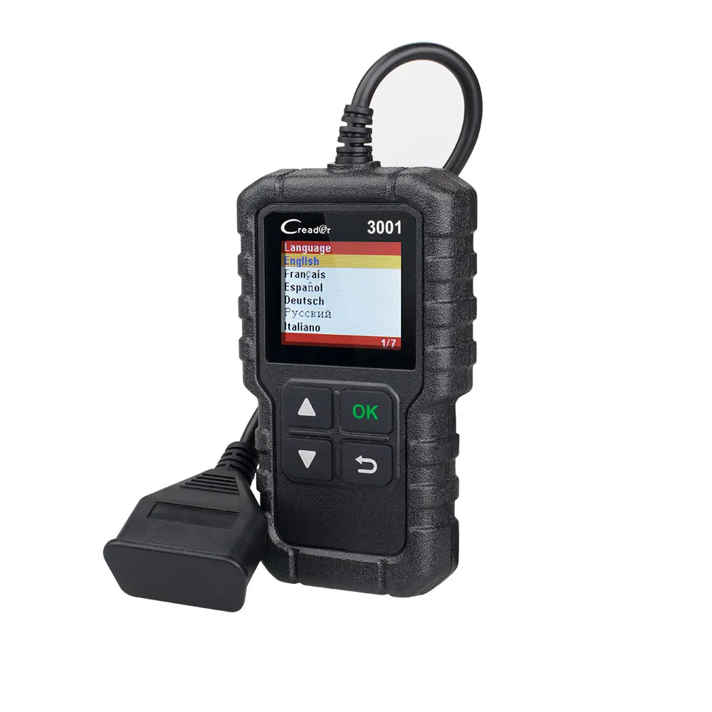 Launch X431 CR3001 OBD2 OBDII Автомобильный сканер для считывания кода Creader 3001 автомобильный диагностический инструмент такой же, как Al419 PK ELM327 AD310 сканирующий инструмент