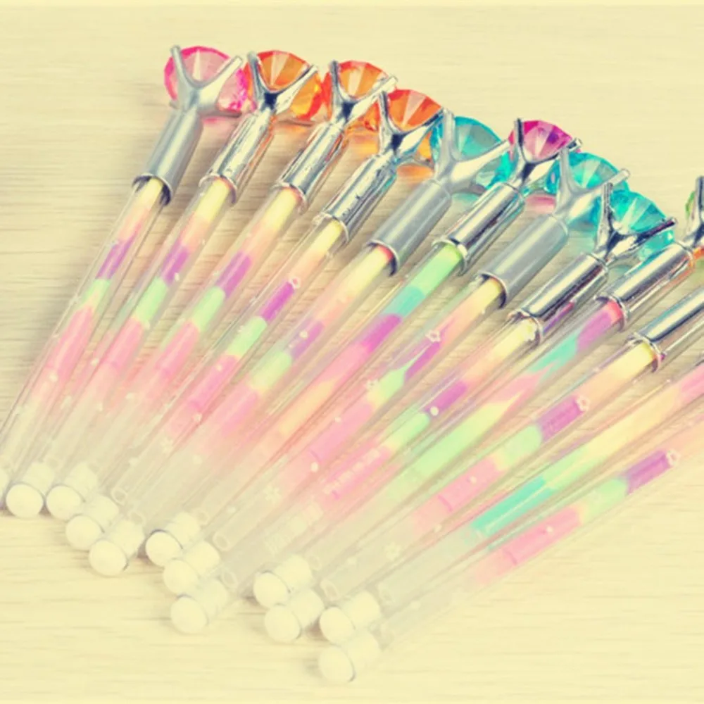 Милые каваи Кристальные шариковые ручки Шариковая ручка трендовые большие