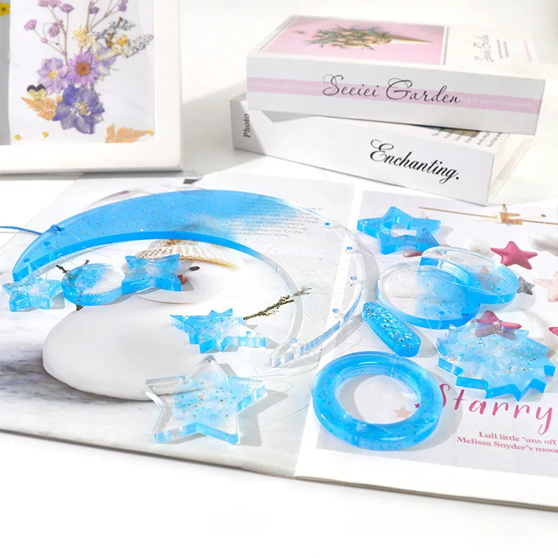 Силиконовая форма в виде Луны и колокольчика инструменты для рукоделия