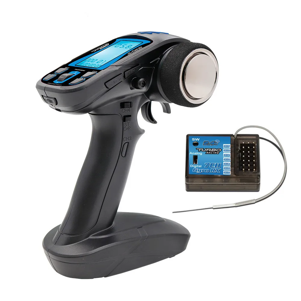 7-канальный пульт дистанционного управления с приемником для модели TURBO TB-TX2 2 4G