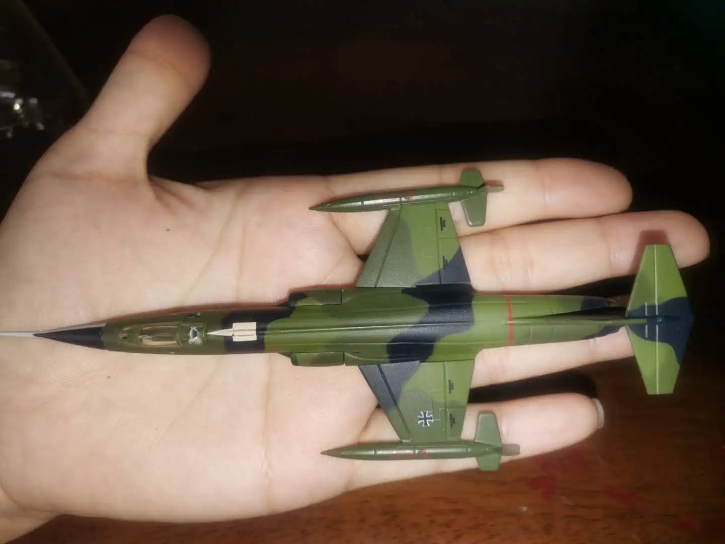 

1:120 metal model German WWar2 tin alloy F104fighter