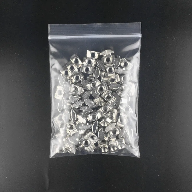 

100 шт. M3/M4/M5 * 10*6 для серий 20/30, Т-образная гайка, скользящий T-образный молоток, гайка